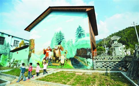 咸宁有个古村落 因为涂鸦摘掉“贫帽子